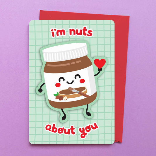 Nuts About You (2D Greeting Card)