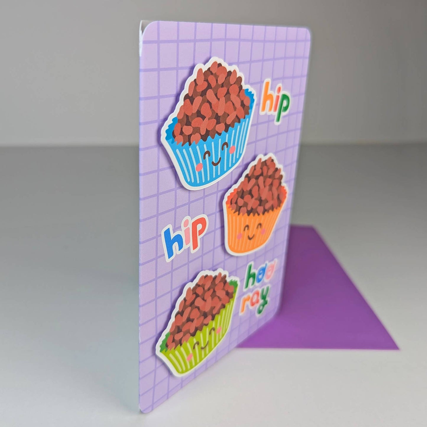 Chocolate Crackles (2D Greeting Card)