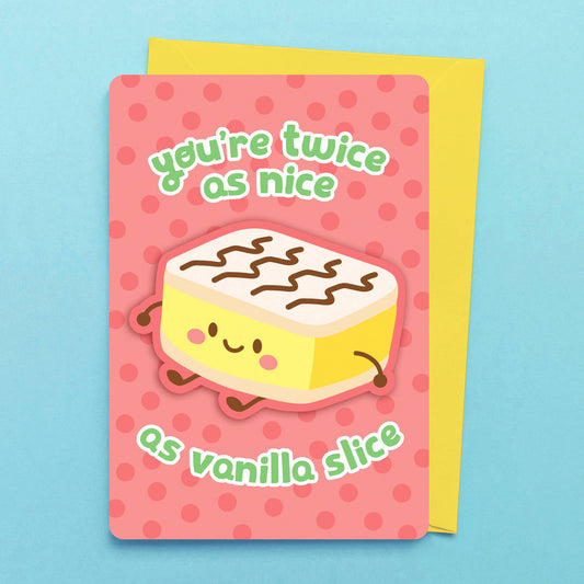 Vanilla Slice (2D Greeting Card)