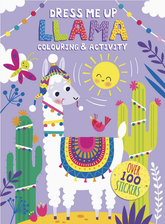 Dress Me Up Colouring & Activity Book – Llama