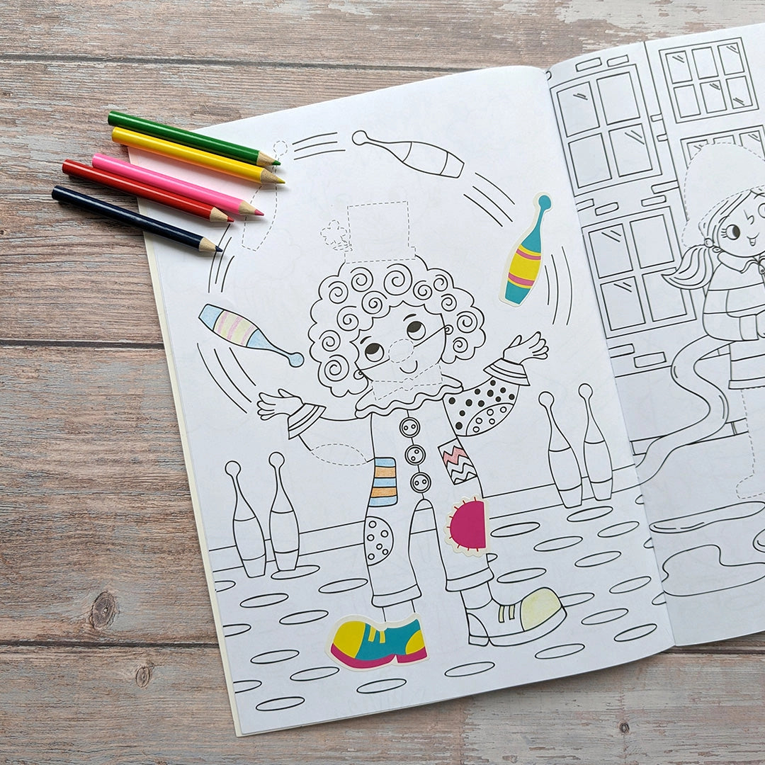Dress Me Up Colouring & Activity Book – Costumes