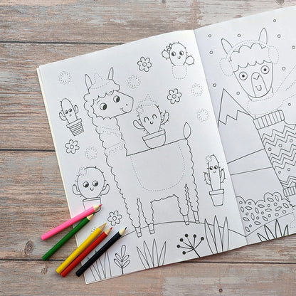 Dress Me Up Colouring & Activity Book – Llama