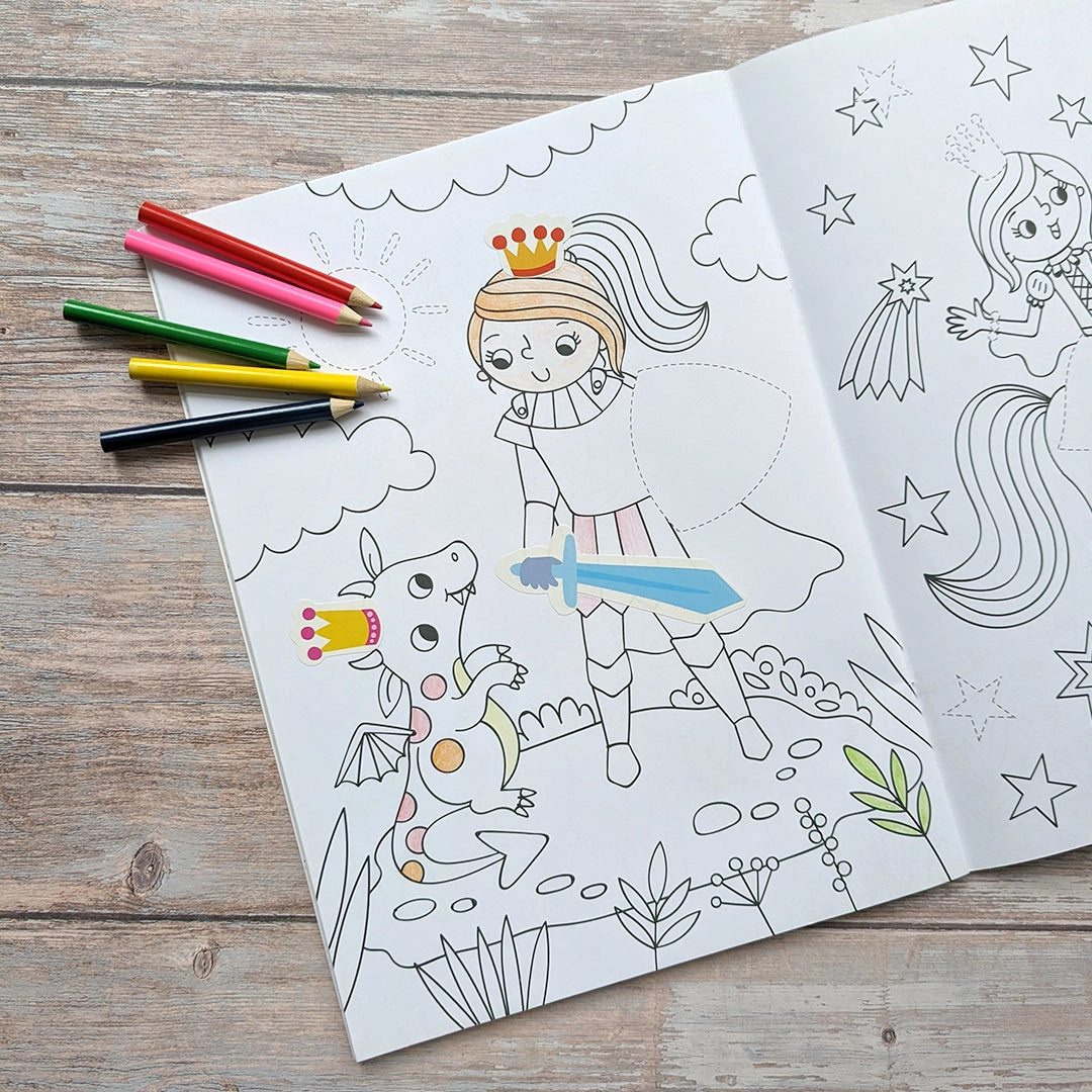 Dress Me Up Colouring & Activity Book – Princess