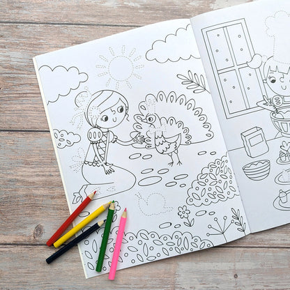 Dress Me Up Colouring & Activity Book – Princess